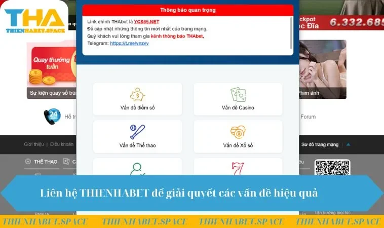 Liên hệ THIENHABET để giải quyết các vấn đề hiệu quả