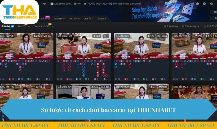 Sơ lược về cách chơi baccarat tại THIENHABET